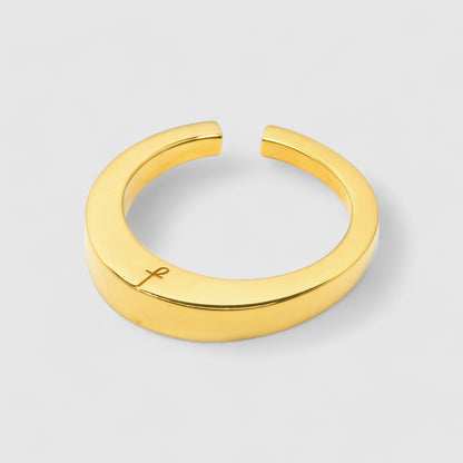 GOLD BARBICAN EARCUFF