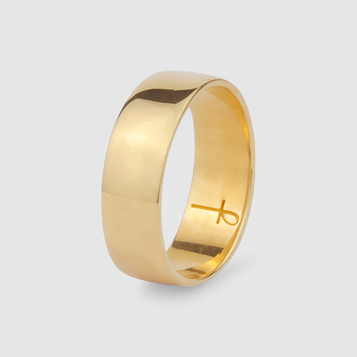 9CT GOLD BAND RING