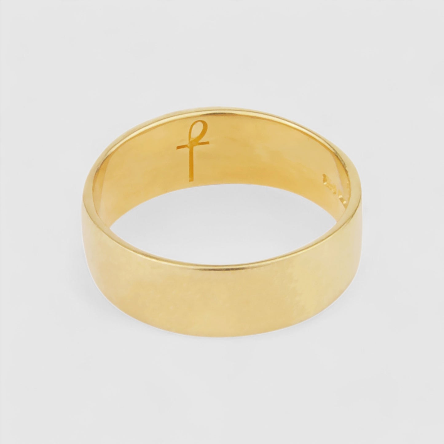 9CT GOLD BAND RING