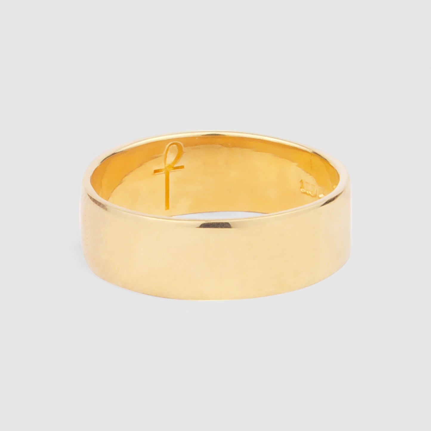 9CT GOLD BAND RING