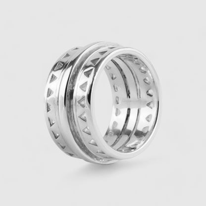 SILVER ELECTRIC RING