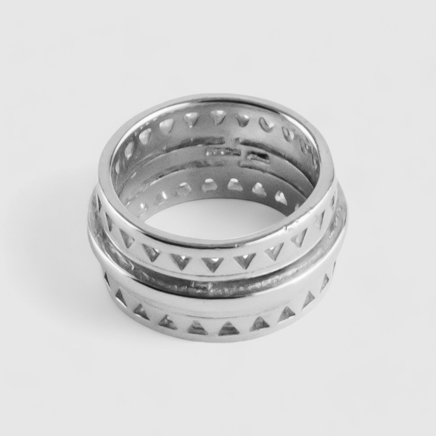 SILVER ELECTRIC RING