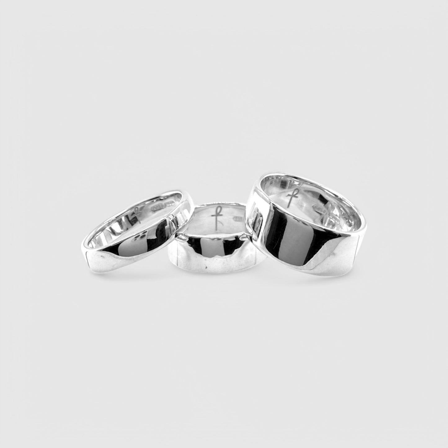 SILVER BAND RING (10mm)