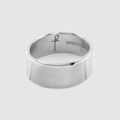 SILVER BAND RING (8mm)