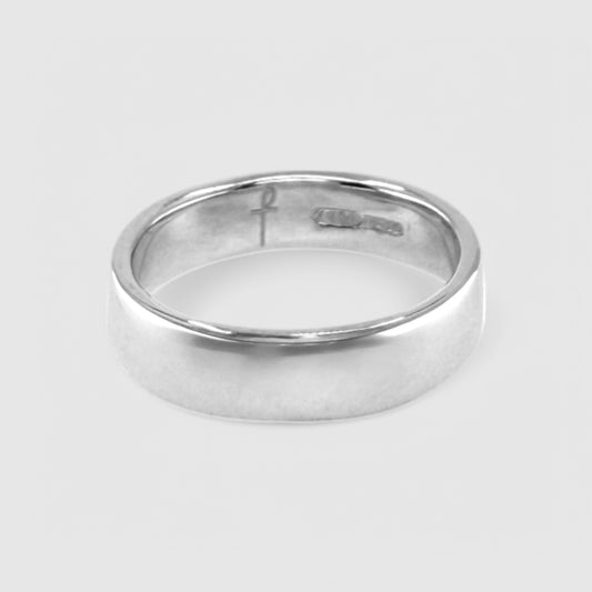 SILVER BAND RING (5mm)