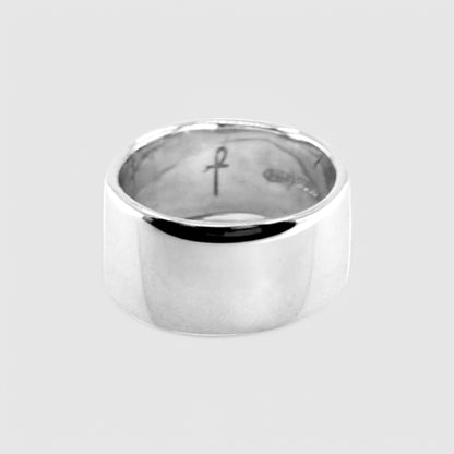 SILVER BAND RING (10mm)