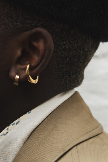 GOLD BARBICAN EARCUFF